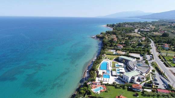 EXT Aerial View Cavo Olympo Hotel Pieria Greece