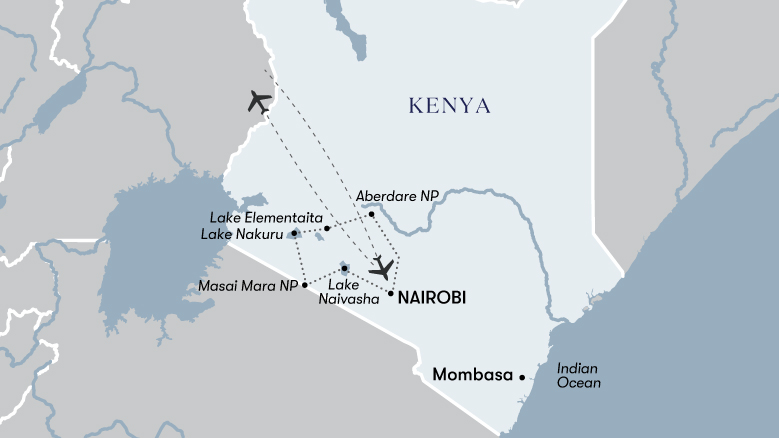 A Kenyan Safari Map 2023