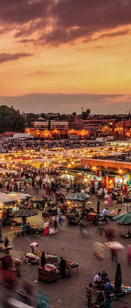 Jamaa El Fna Market Square, Marrakesh, Morocco