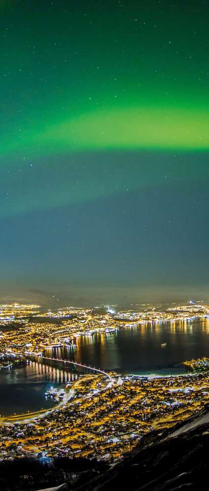 Nothern Lights Aurora Borealis, Tromso, Norway