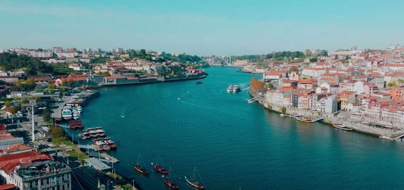 View Of Porto City, Douro River, Portugal