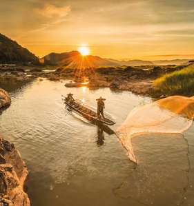 Fisherman, Mekong River