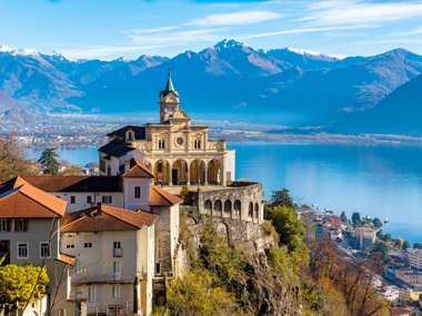 Madonna Del Sasso Church, Locarno, Lake Maggiore, Switzerland