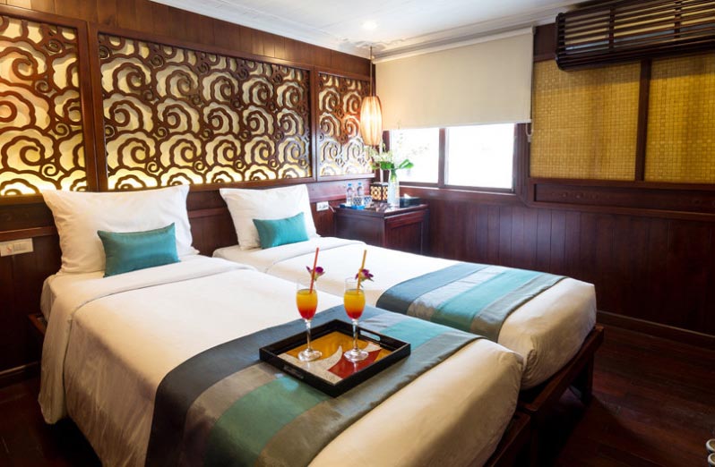 Bhaya Classic, Ha Long Bay, Vietnam, Twin Cabin