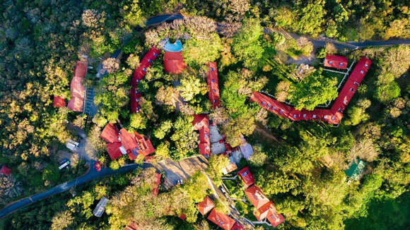 Hacienda Guachipelin, Rincon, Costa Rica, Aerial View