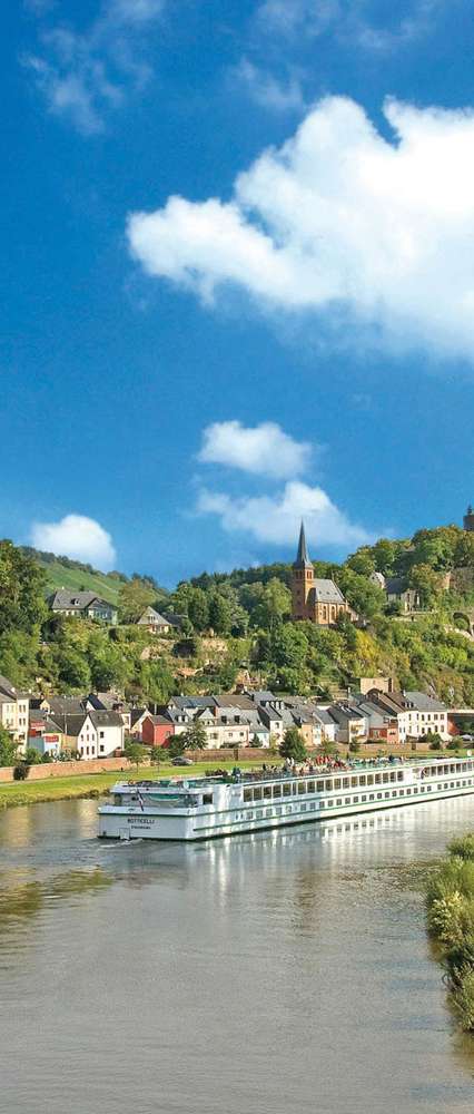 La Moselle River, France, Bateau, Navigation