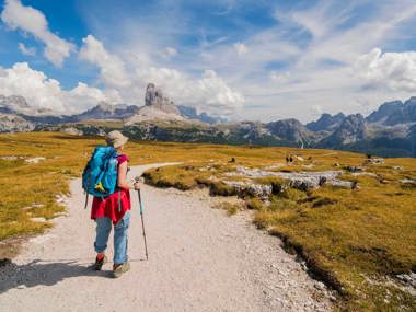 Walking in the Italian Dolomites