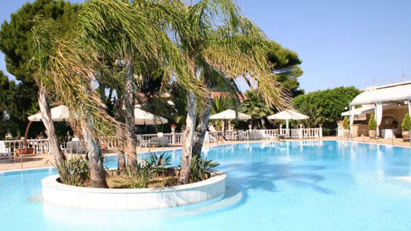 Grand Hotel Palace, Marsala, Sicily, Italy, Pool View